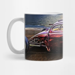 Rat Rod Surf Monster at the Shore Mug